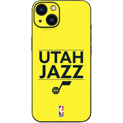 NBA Utah Jazz Standard - Yellow iPhone 14 Skin